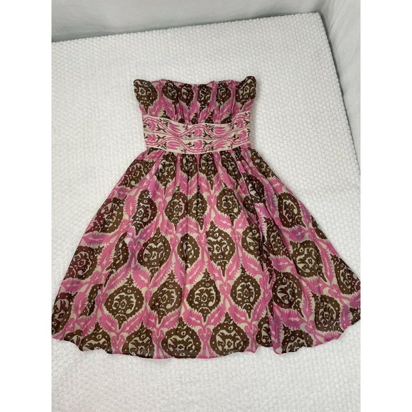 Plenty by Tracy Reese Sz 2 Fit & Flare Strapless - Picture 1 of 11